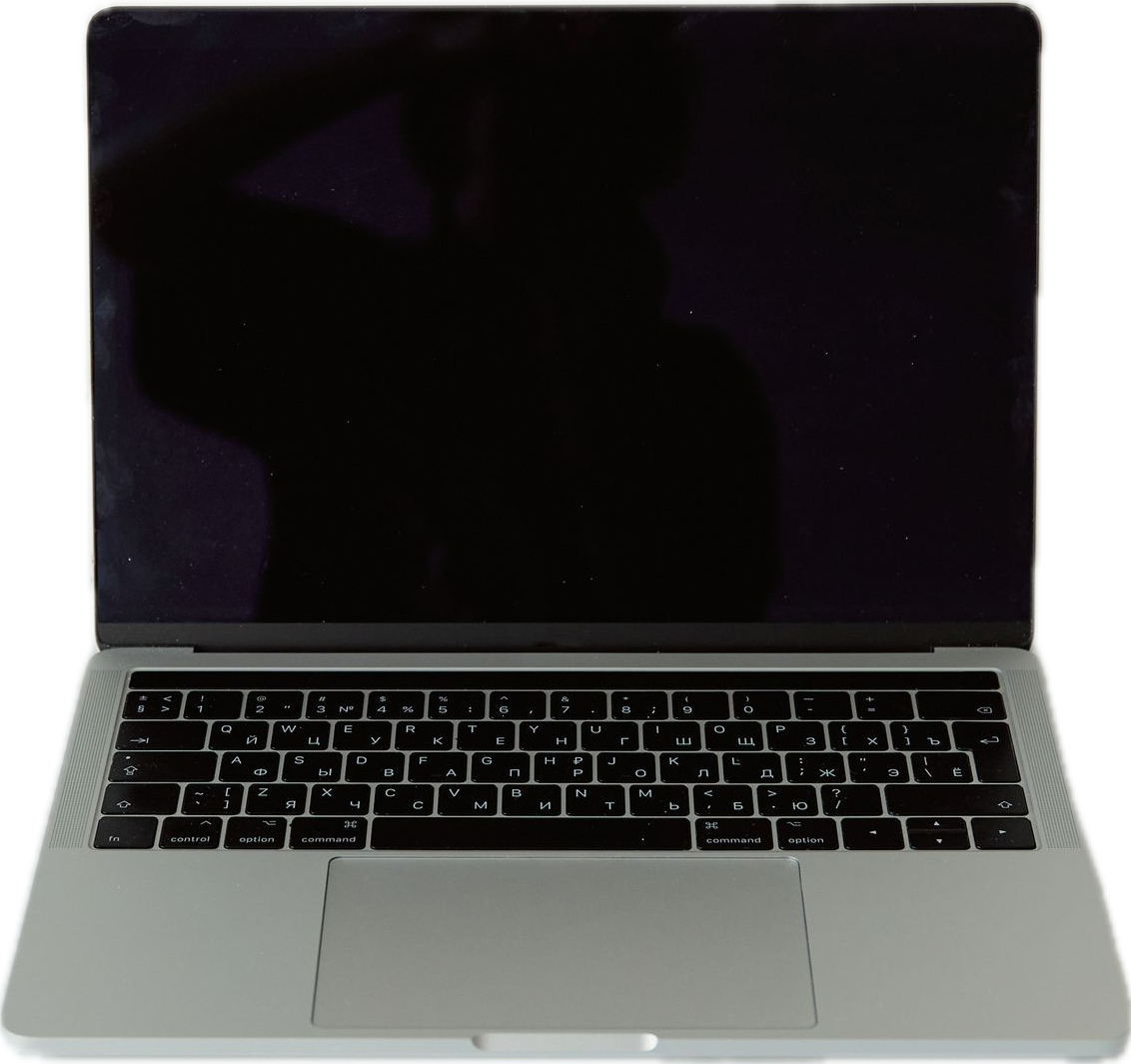 Laptop displaying a business support dashboard